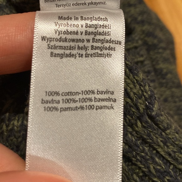 Boy’s Size 4/5 Grandpa-style Cowl-neck Button-up 100% Cotton Cardigan- Like new! - Picture 6 of 6